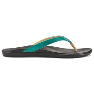 Olukai  Women's Ho'opio Leather - Sandalen, paradise /zwart