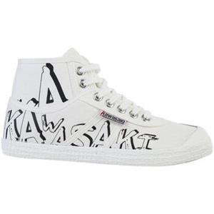Kawasaki Sneakers  Graffiti Canvas Boot K202415 1002 White