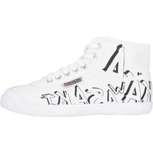 Kawasaki Sneakers  Graffiti Canvas Boot K202415-ES 1002 White