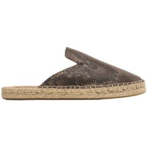 Paez Espadrilles  Mule W - Print Snake Brown