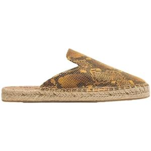Paez Espadrilles  Mule W - Print Snake Caramel