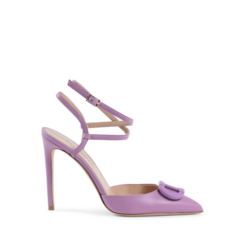 Dee Ocleppo Sandalen  The D Heels Lila Leren Pumps