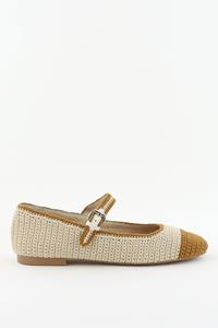 Bibi Lou gebreide ballerina's 657Z87VK beige