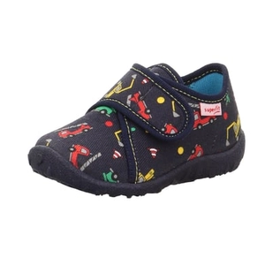 Superfit Pantoffels SPOTTY WMS: middel Klittenbandschoen, kleuterschool schoen met schattig motief