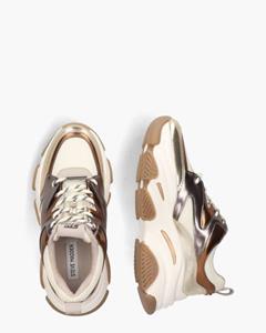 STEVE MADDEN  Progressive pewter gold Grijs Mesh Lage sneakers Dames