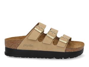 Birkenstock Florida III rap flex platform sandcastle Beige 