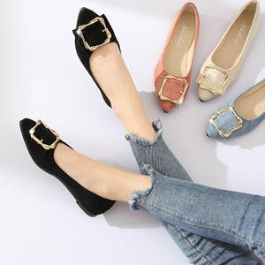 Tread Trend Vrouwen Puntige Ondiepe Flats Luxe Elegante Pumps Dames Loafers Herfst Mocassins Ballerina's Zachte Casual Schoenen Dames Groothandel 35 zwart