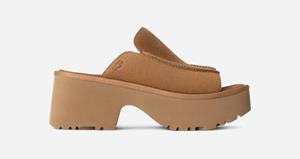 Ugg New Heights-slipper in Brown  Suede