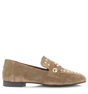 Babouche  Kick suède loafers kum Beige Suede Loafers Dames