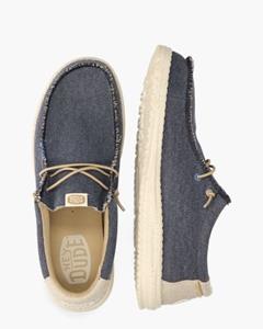 Hey Dude Wally Coastline Jute Blauw