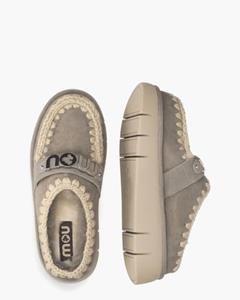Mou Dames bounce clog logo elephant grey