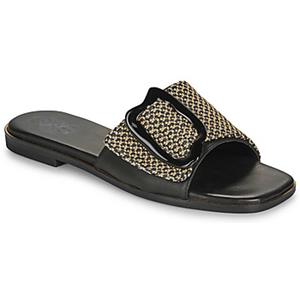 Exé Shoes Slippers  556-ORO-RAFFIA-BLACK