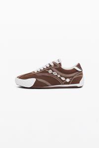 Desigual Spiegelsneakers - BROWN