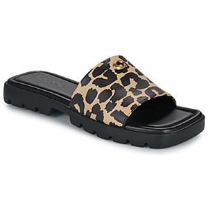 Coach Slippers  FLORENCE LEOPARD PRINT SANDAL