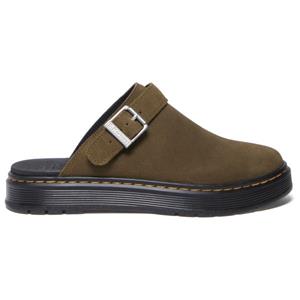 Dr. Martens Klompen  Brookline Mule DMs Olive Bronx Suede