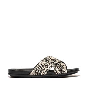 FitFlop Gracie woven cross slides