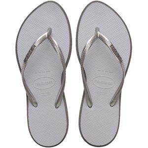 Havaianas Slim point steel grey Zilver 