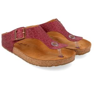Haflinger  Women's Bio Memphis - Sandalen, bruin/rood