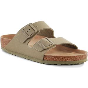 Birkenstock Slippers  Rivet Logo Vegan Canvas Faded Khaki 1023958