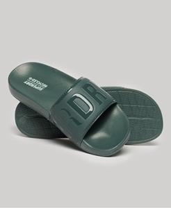 Superdry Vrouwen Vegan Code Core Badslippers Groen