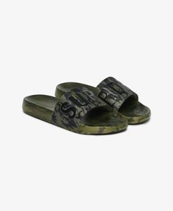 Superdry Mannen Core Camo Badslippers Groen