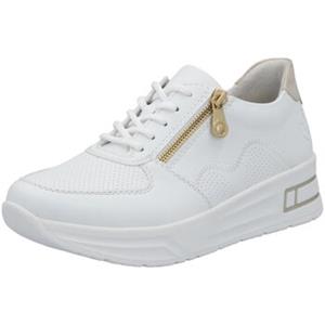 Rieker Plateausneakers , lage schoen, veterschoen, vrijetijdssneaker met ritssluiting