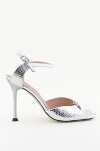 Morobe sandalen Mimi 92 zilver python