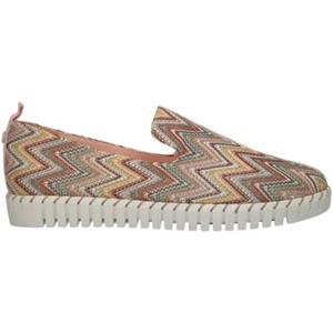La Strada 24039-6033 pink/yellow dames instappers sportief