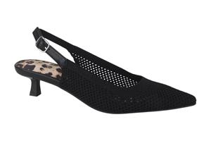 La Strada 2403346-4500 black/silver knitted dames pumps