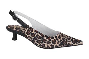 La Strada 2403346-4591 leopard knitted dames pumps