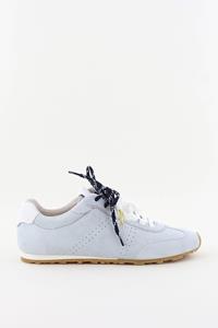 Nubikk sneakers Billy Lou licht blauw suede met dubbele veters