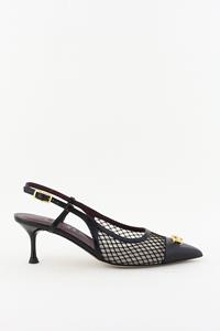Morobe pumps Delilah met mesh zwart