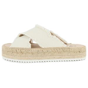 Espadrij  Women's Croisette Linen - Sandalen, beige/wit