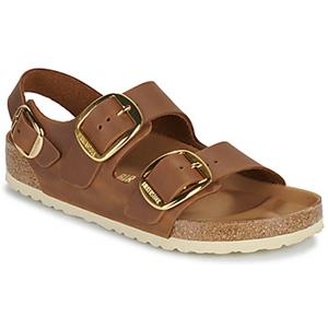Birkenstock Slippers  Milano Big Buckle LEOI Cognac HEX