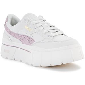 Puma Lage Sneakers  Mayze Stack Premium Whisper White Lilac 384421-01