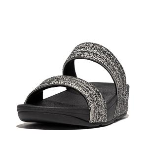 FitFlop Lulu shimmerweave slides