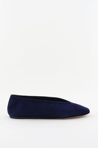 Le Monde Beryl ballerina's Luna suede blauw