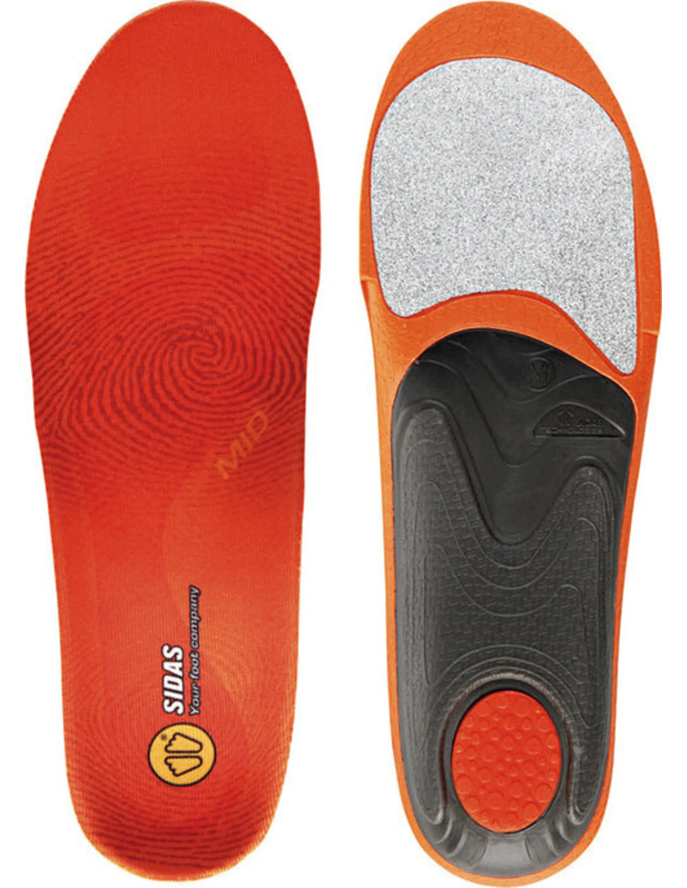 Sidas 3Feet Winter Mid inlegzolen voor skischoenen, 22-23