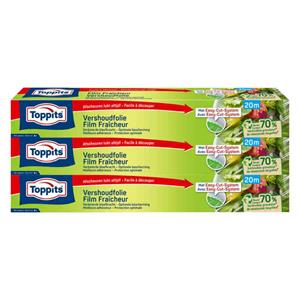 Toppits 3x  Vershoudfolie 32,5 cm 20 meter