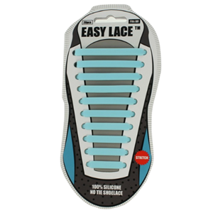 Easy Lace No Tie Shoelace Siliconen Veters - Sky Blue