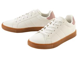 Esmara Dames sneakers (Wit/lichtroze, 41)