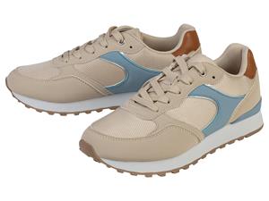 Esmara Dames sneakers (Beige/blauw, 37)