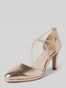 Tamaris Pumps in metallic met strass-steentjes