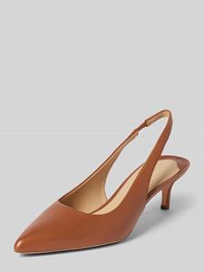 Lauren Ralph Lauren Leren pumps met naaldhak, model 'LOLAH'