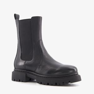 Harper leren dames Chelsea boots zwart