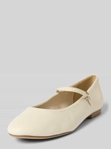 Tamaris Ballerina's met riempjes in metallic look