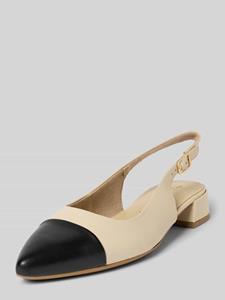 Tamaris Ballerina's van leer met blokhak