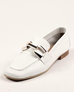Mario Muzi Loafers  866 36 Wit leer 37 wit