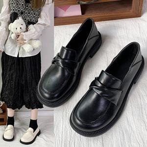 BeautyFeet Kleine lederen schoenen vrouw zwarte dikke zolen hoge hakken schoenen damesschoenen hoge hakken damesschoenen voor bruiloft 35 beige