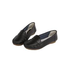 Pertemba FR - Apparel Goed voor de enige dames/dames Nessa lederen loafers 3 UK zilver